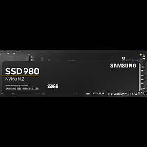 250 GB 980 SAMSUNG NVME M.2 MZ-V8V250BW PCIE 2900-1300 MB/S